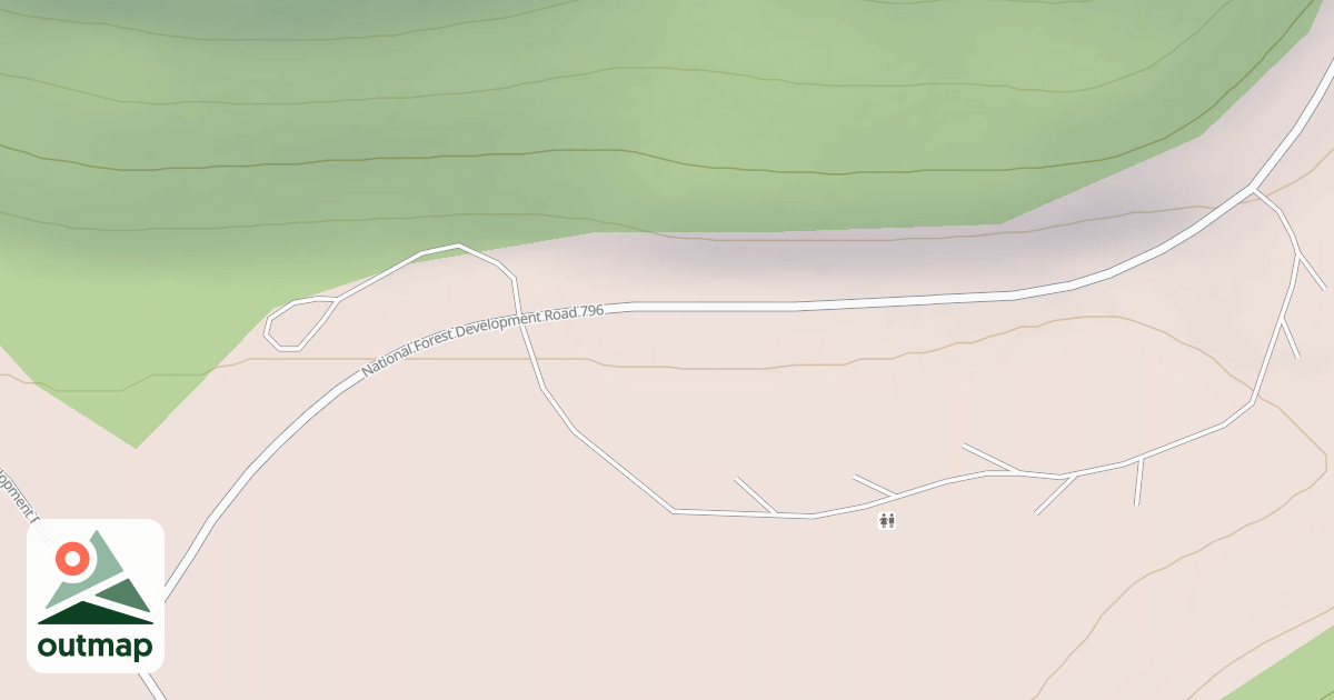 Map of BUMBLEBEE CAMPGROUND