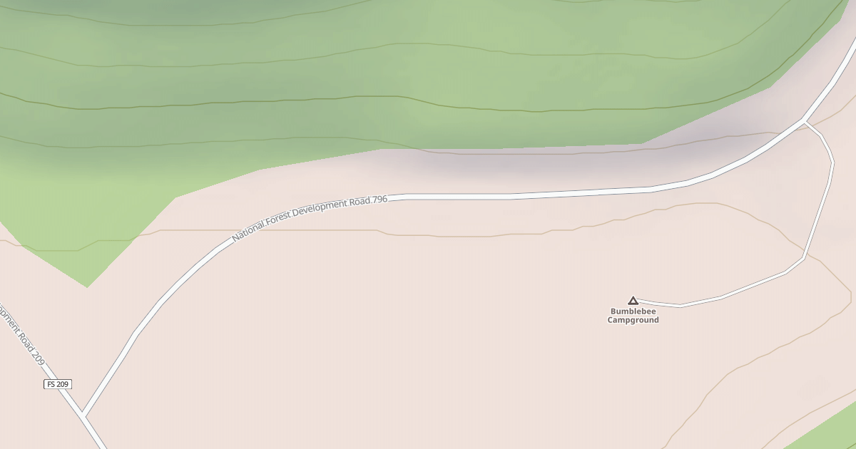 Map preview of BUMBLEBEE CAMPGROUND