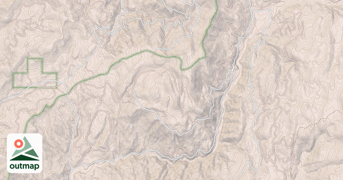 Map of THIRD FORK RIDGE
