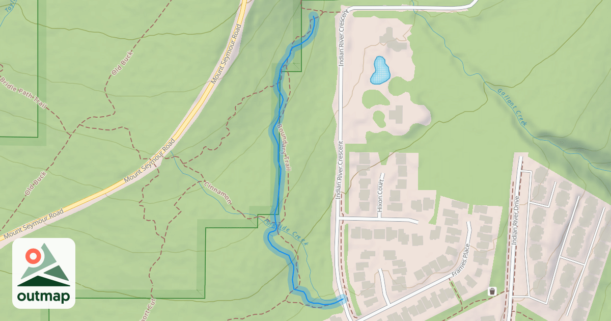 Map of Boundary Trail