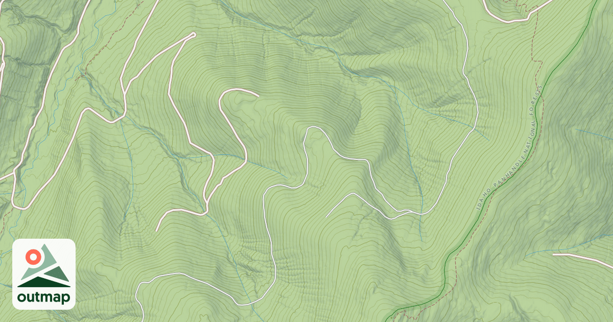 Map of NORTH CREEK