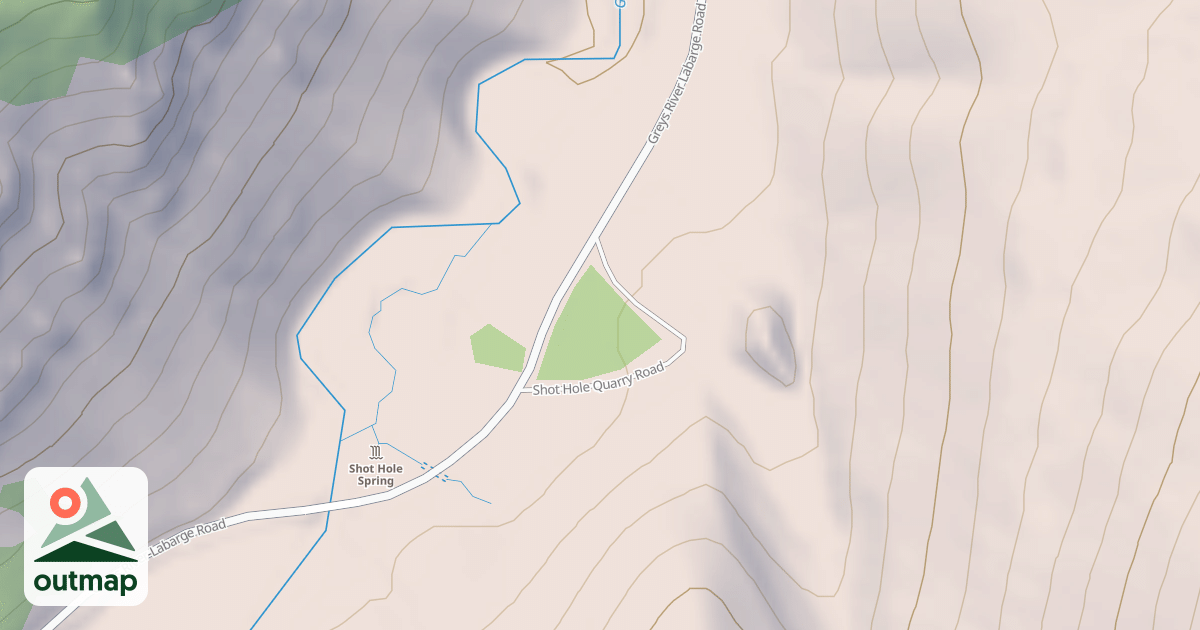Map of SHOT HOLE QUARRY