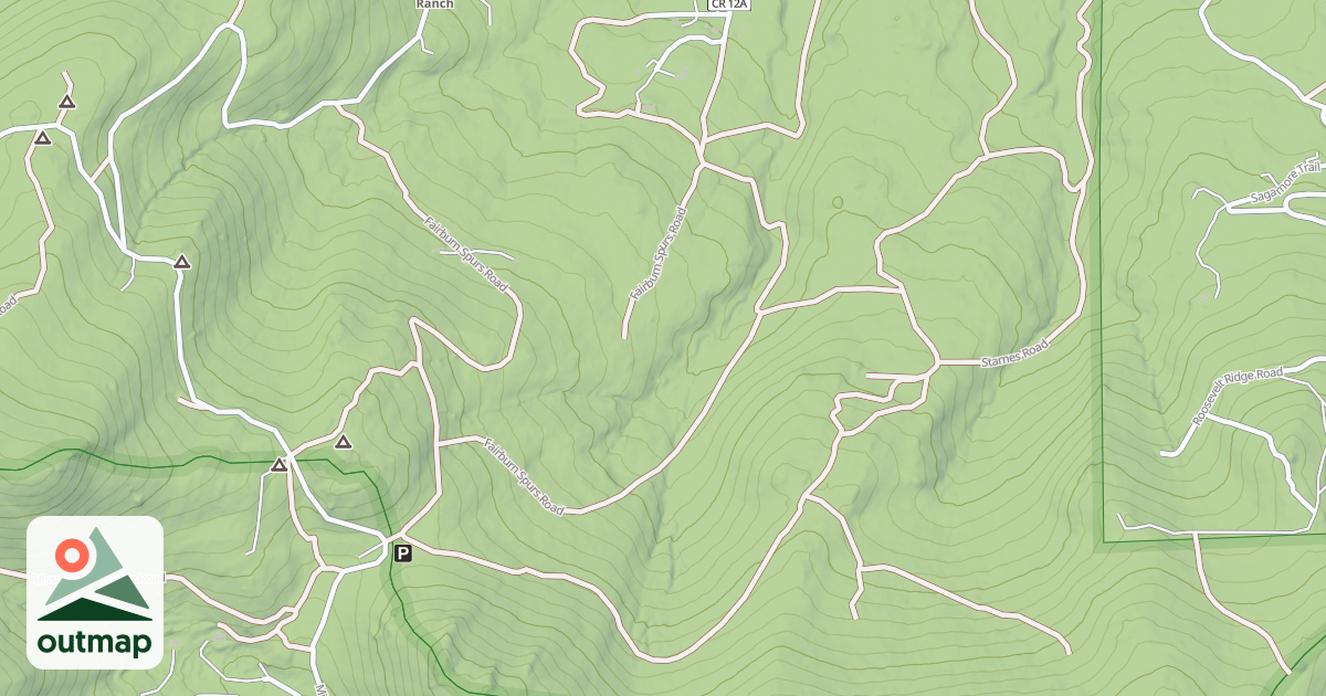Map of FAIRBURN MTN