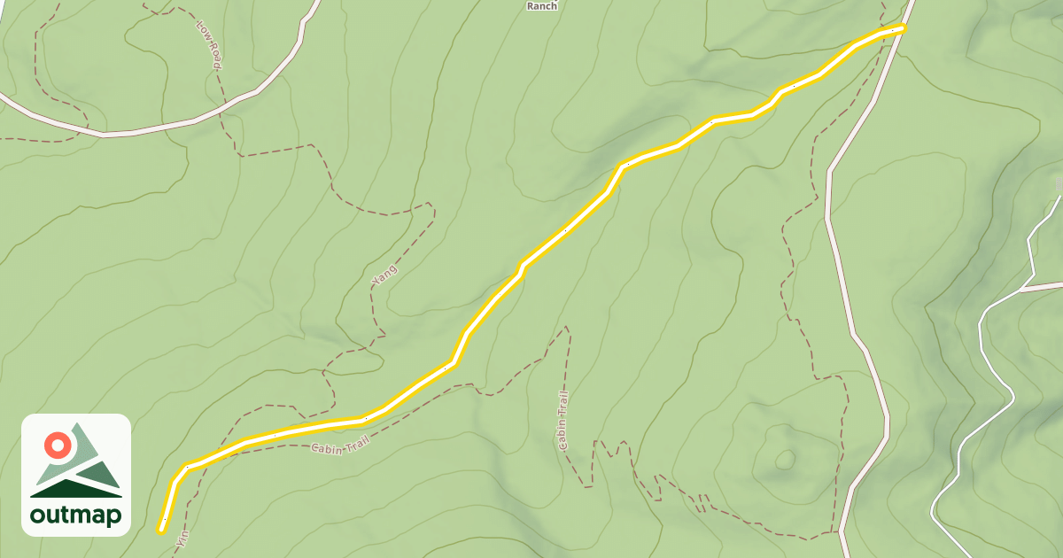 Map of Upper Rabbit Run