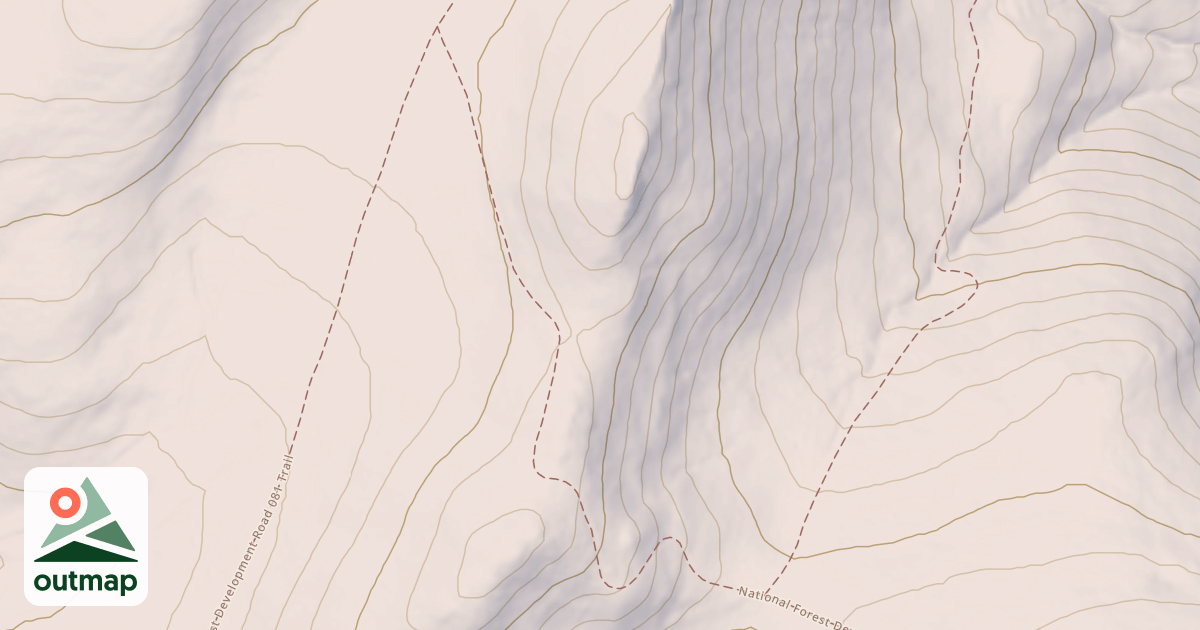 Map of CHIMMEY CREEK