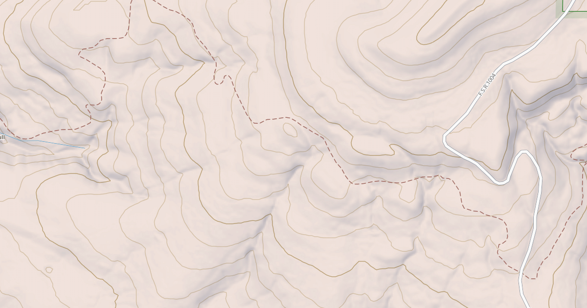 Map preview of USFS Motor Vehicle Use Map Roads {8C7DC0A7-6A14-4CD3-A3A5-13A53D54C7C5}