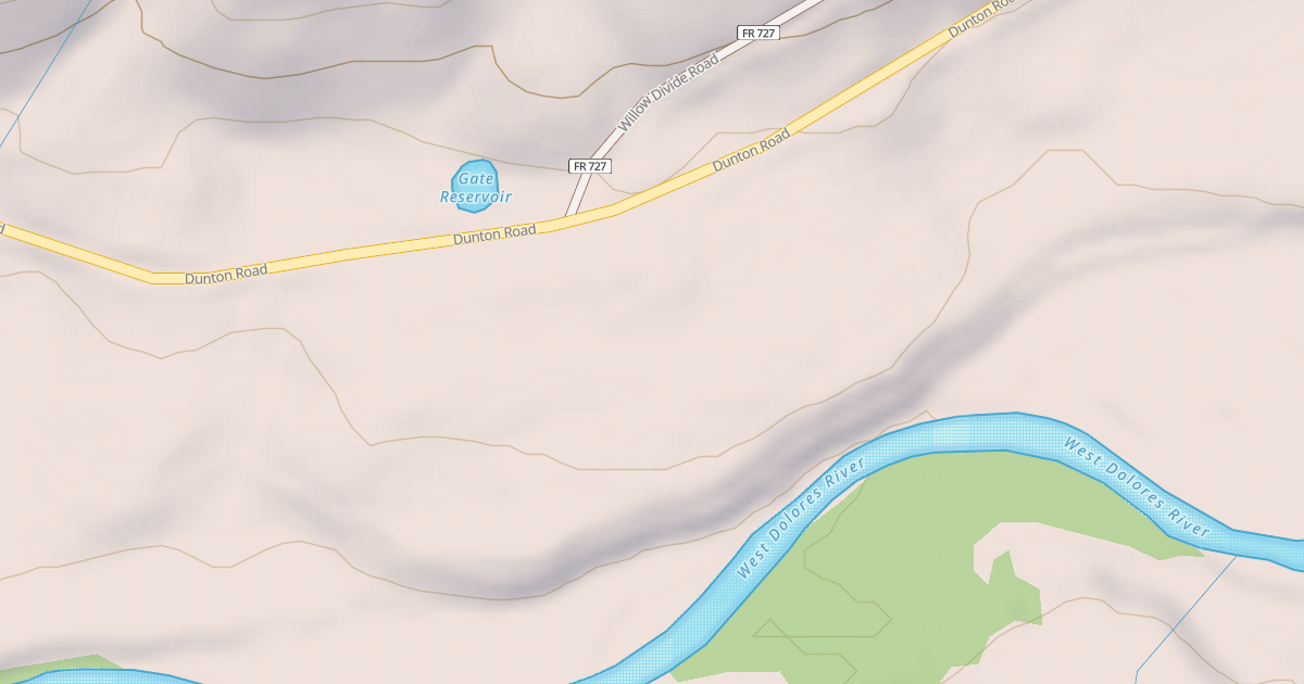 Map preview of WILLOW DIVIDE TH