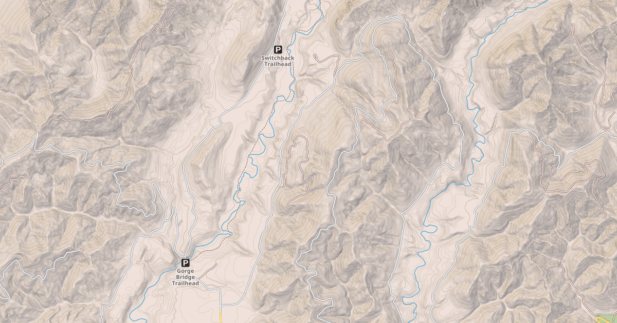Map preview of USFS National Forest System Roads {91A86B1C-9112-4151-A33C-F670465DDEE7}