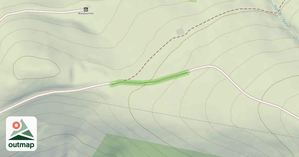 Map of Bonjournal - Tréffléannaise