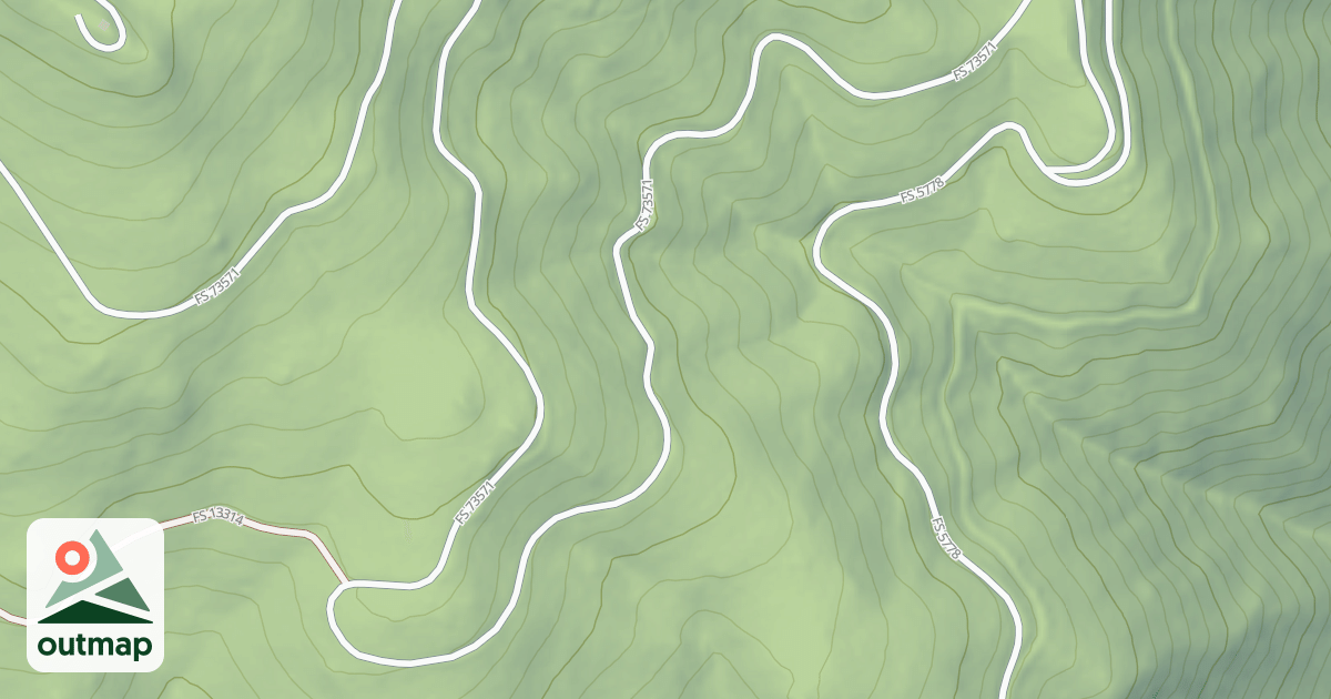 Map of (FDR) TEPEE CREEK