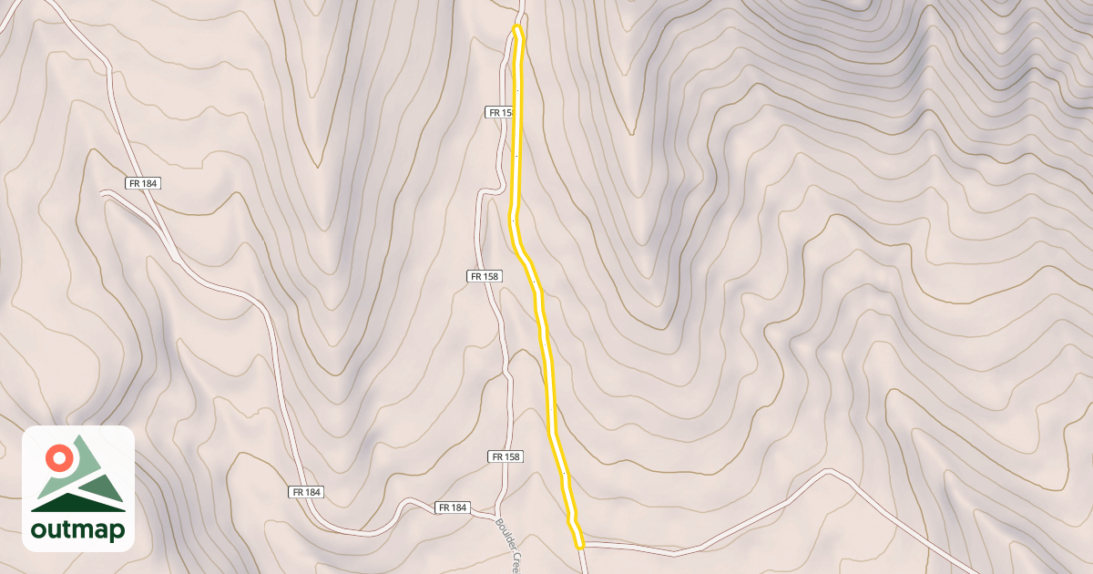 Map of Silver Creek Loop (Snowmobile)