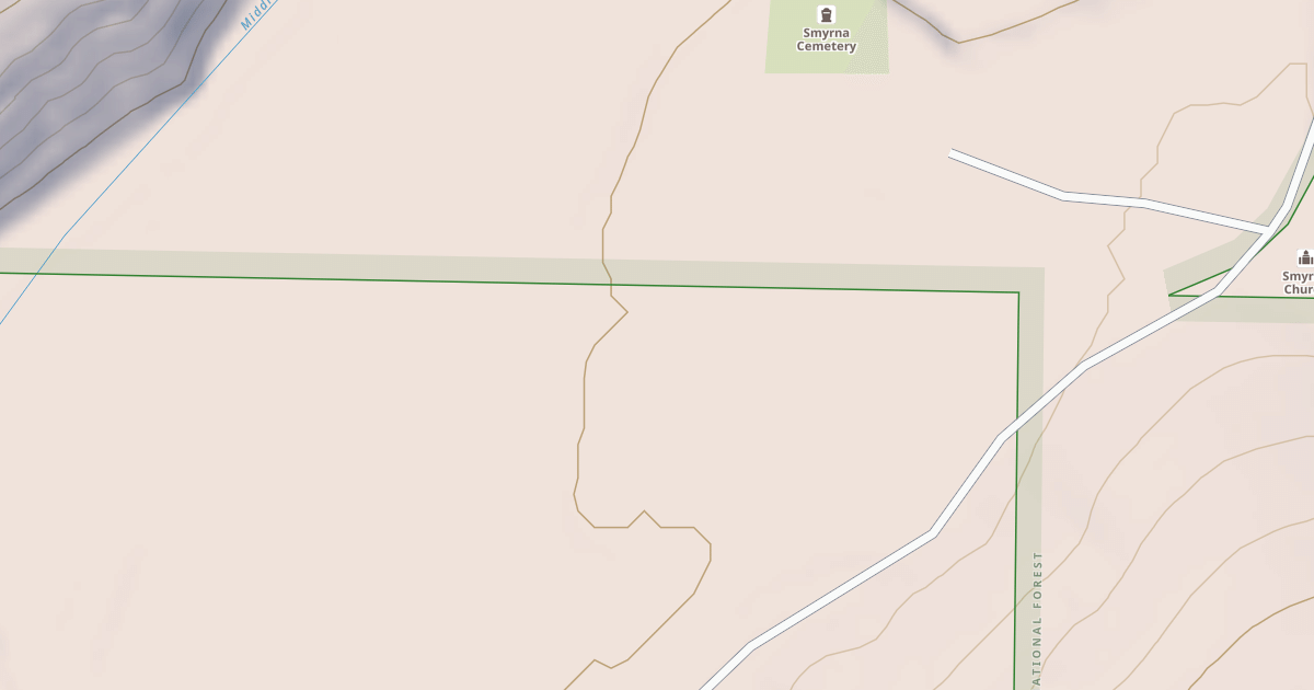 Map preview of SMYRNA CEMETERY