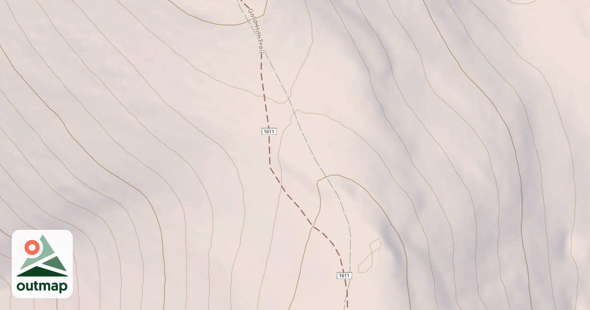 Map of Gold Hill