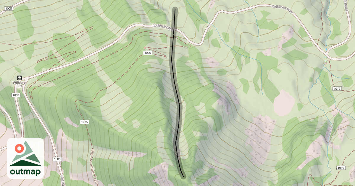 Map of Dalton's Draw