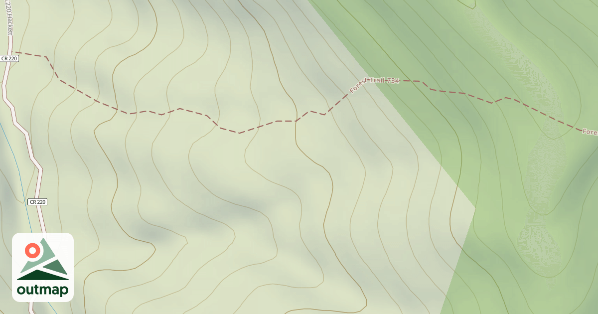 Map of Ridge