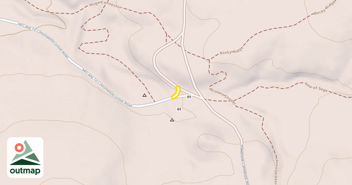 Map of Hartman Rocks Nordic