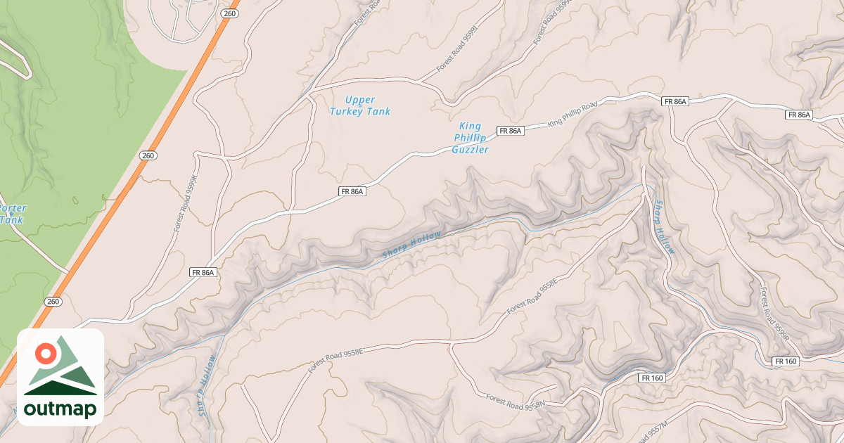 Map of KING PHILIP