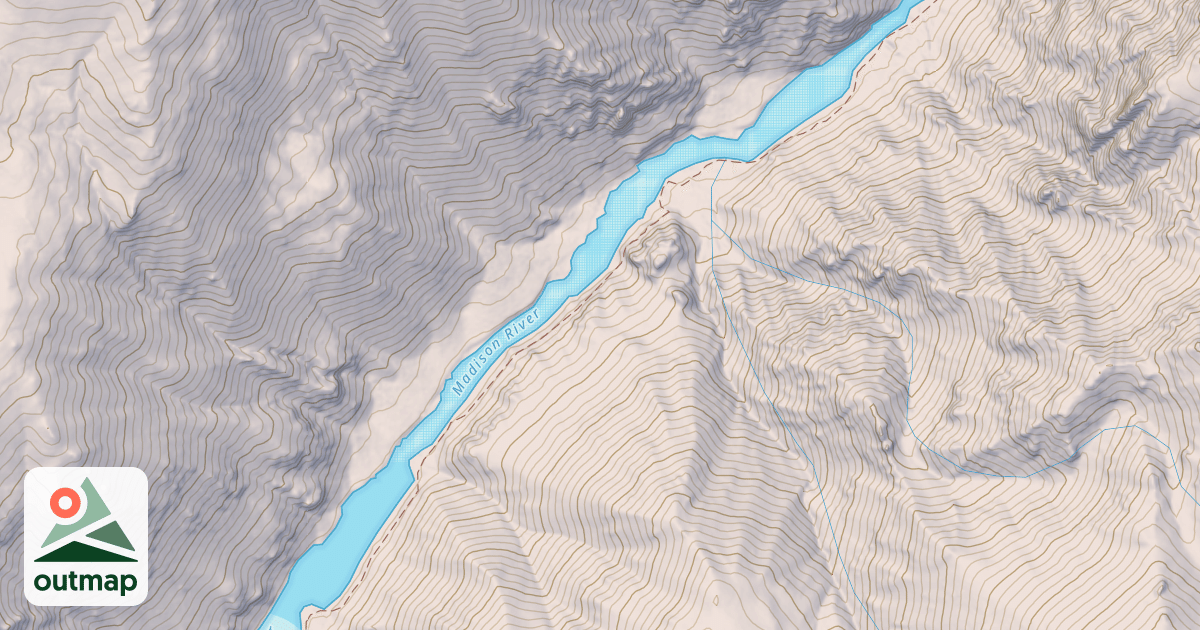 Map of Bear Trap Trail - Nrt