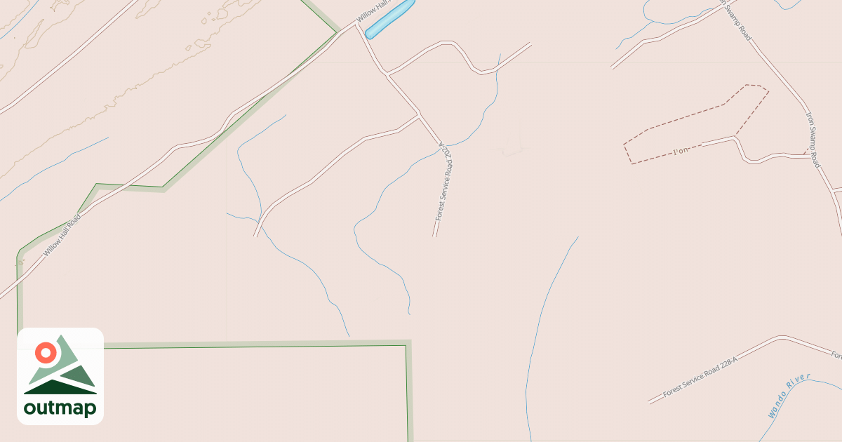Map of WILLOW HALL A