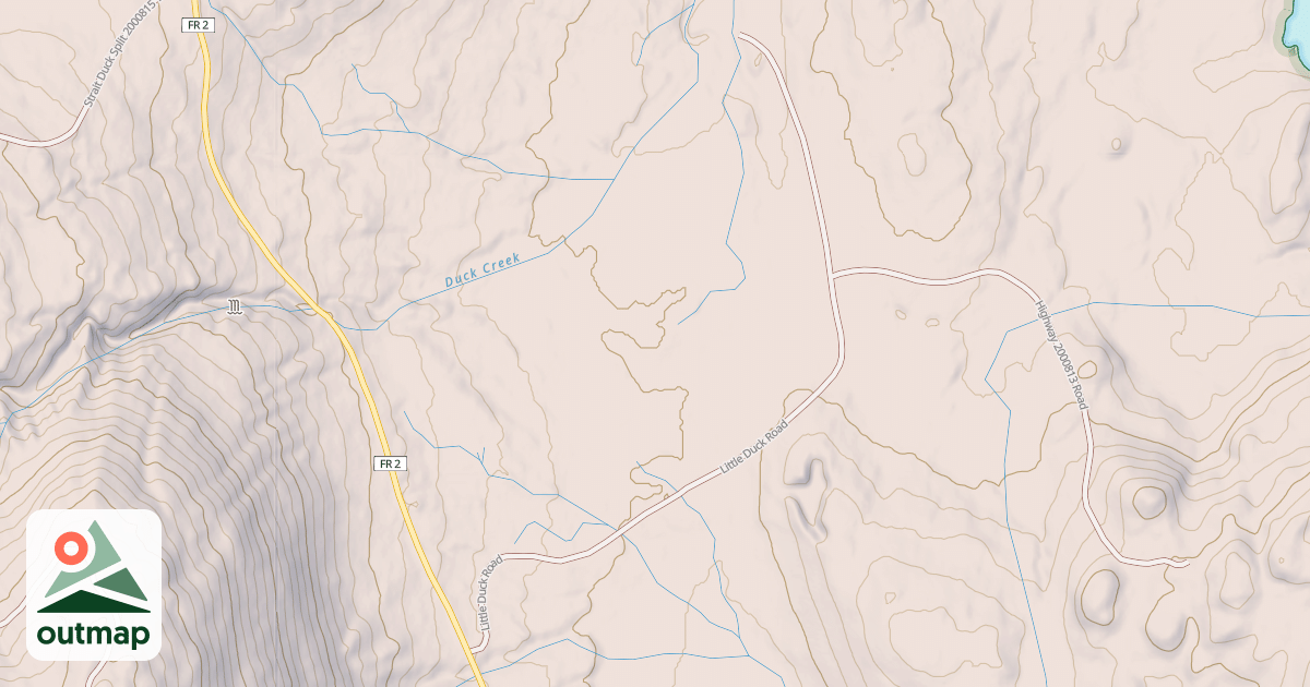 Map of LITTLE DUCK