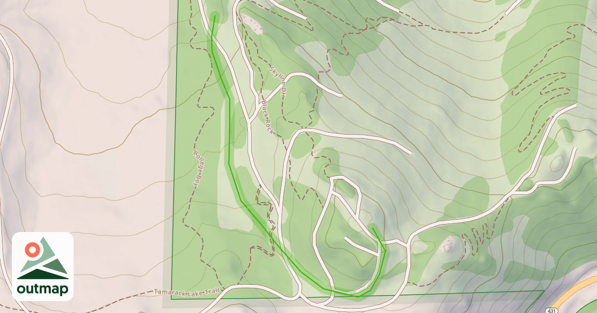 Map of Hertz Trail