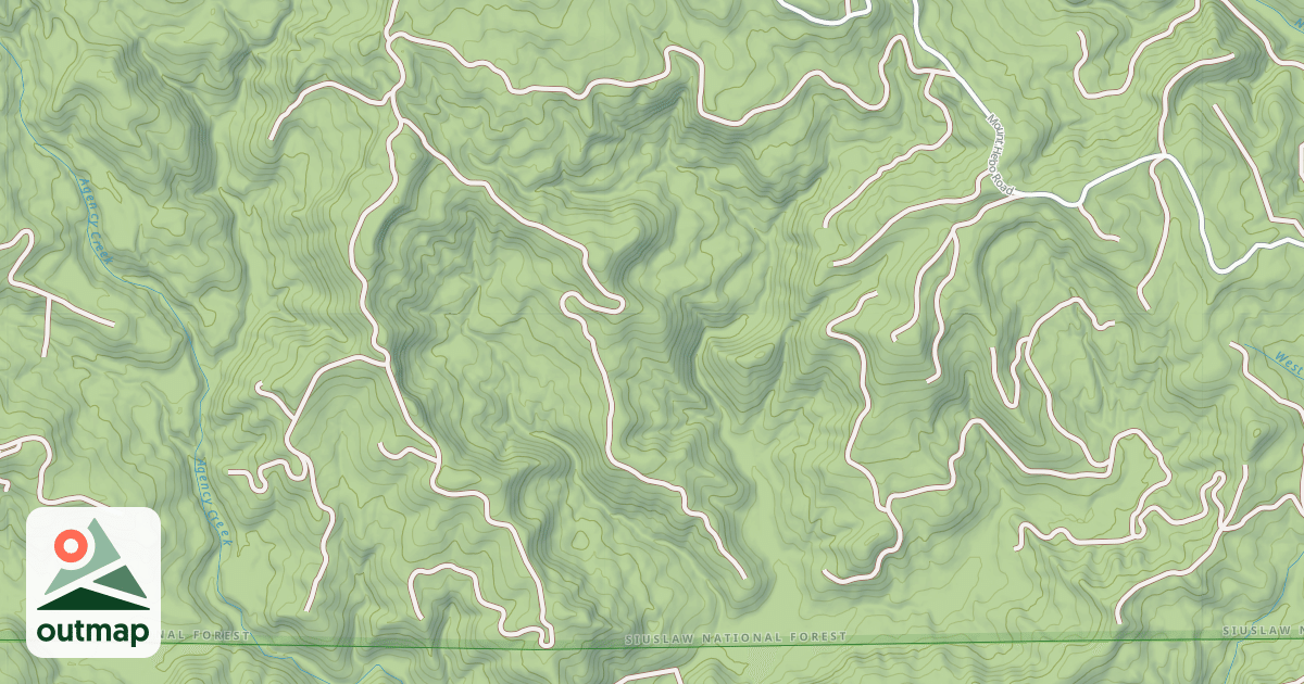 Map of AGENCY RIDGE