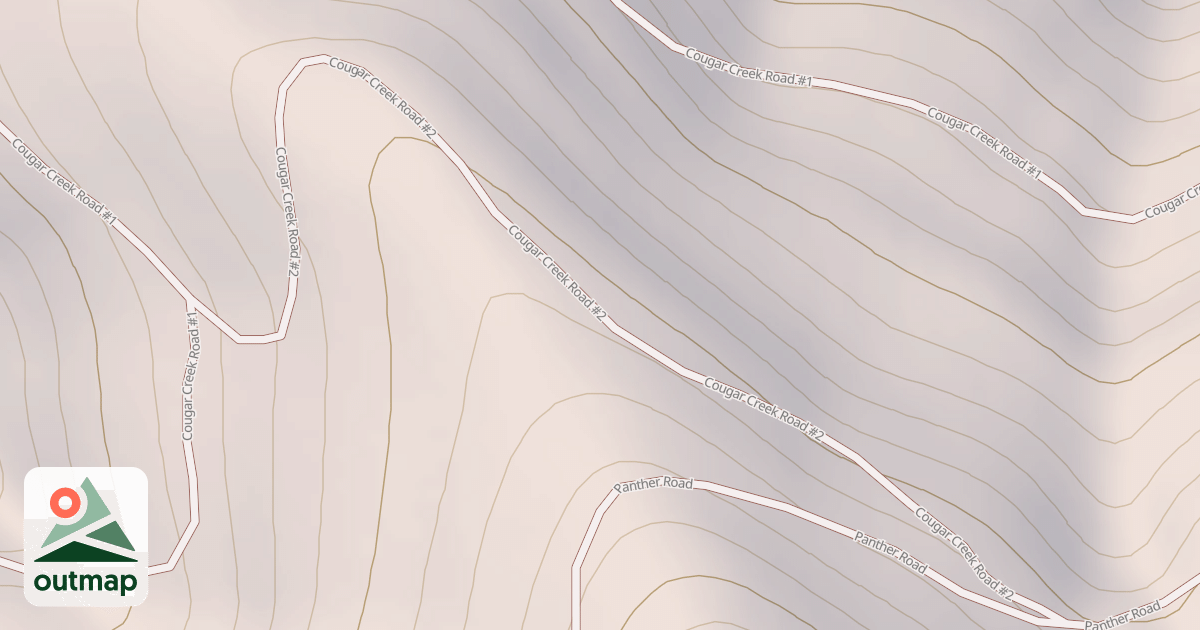 Map of COUGAR CREEK #2