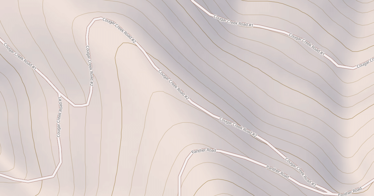 Map preview of COUGAR CREEK #2
