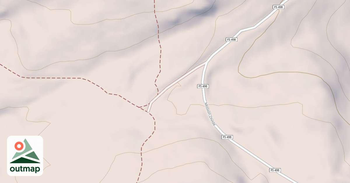 Map of ESTES LAKE