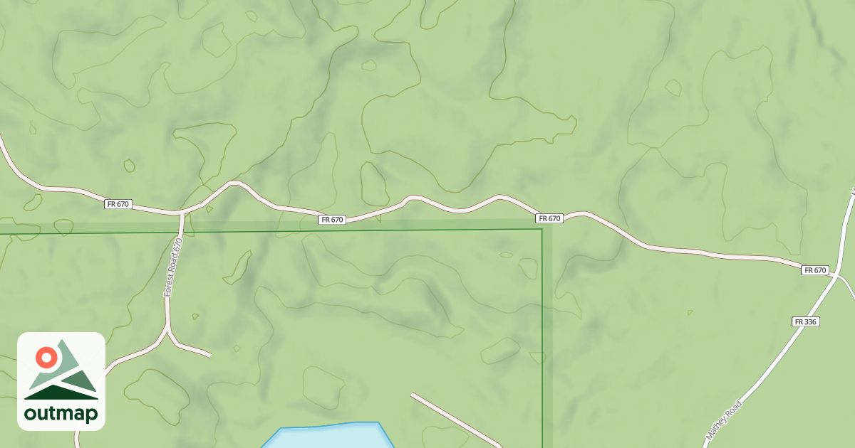 Map of FR 670