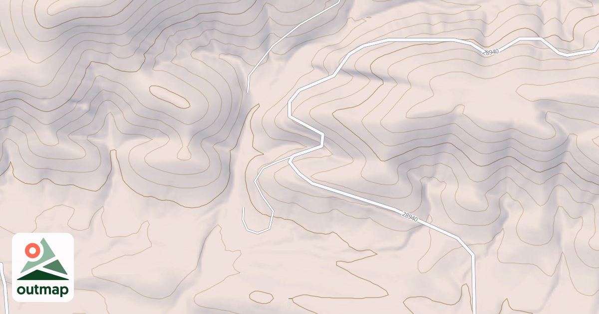 Map of USFS Motor Vehicle Use Map Roads {813797B6-8C91-472A-BCFC-B8370157BE10}