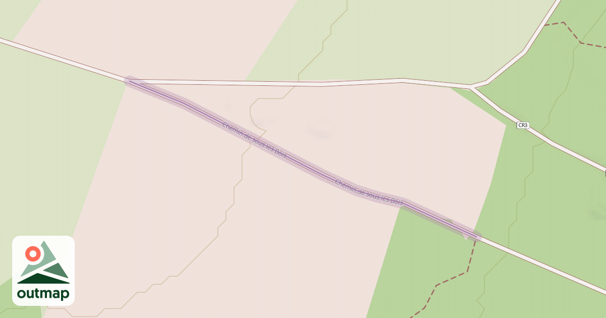 Map of Chemin de sous les Bois