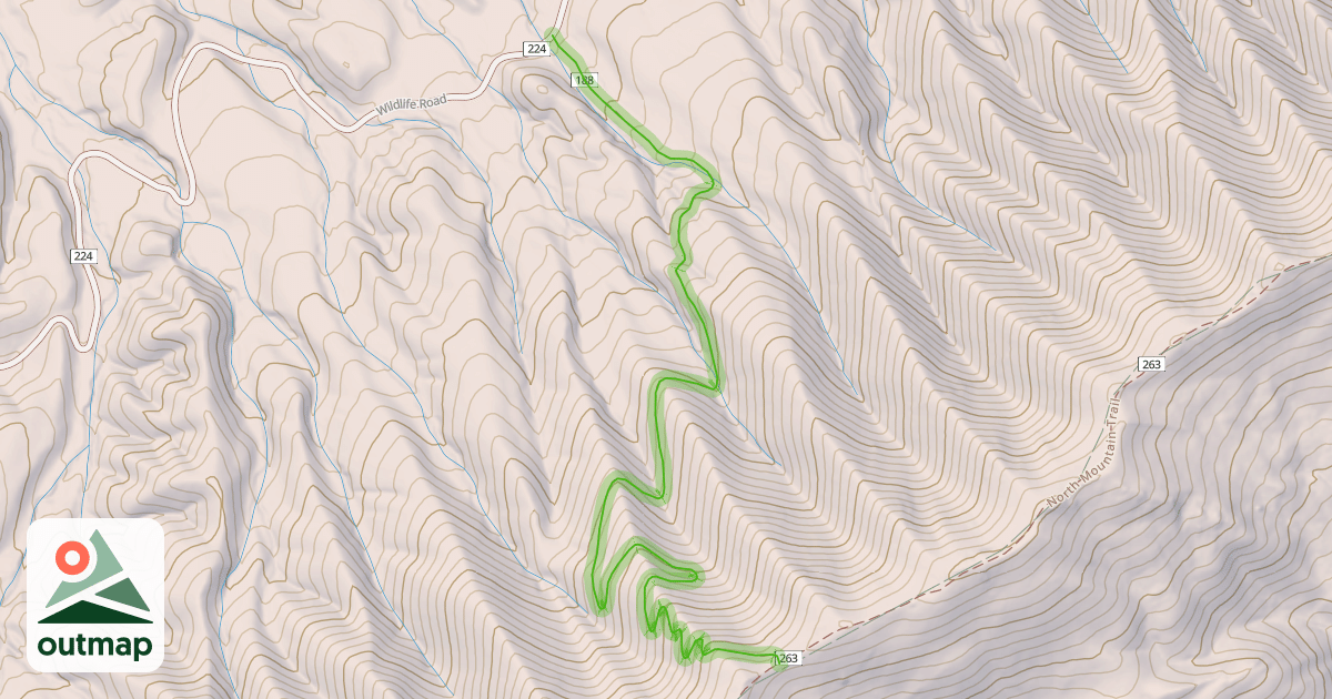 Map of Grouse Trail
