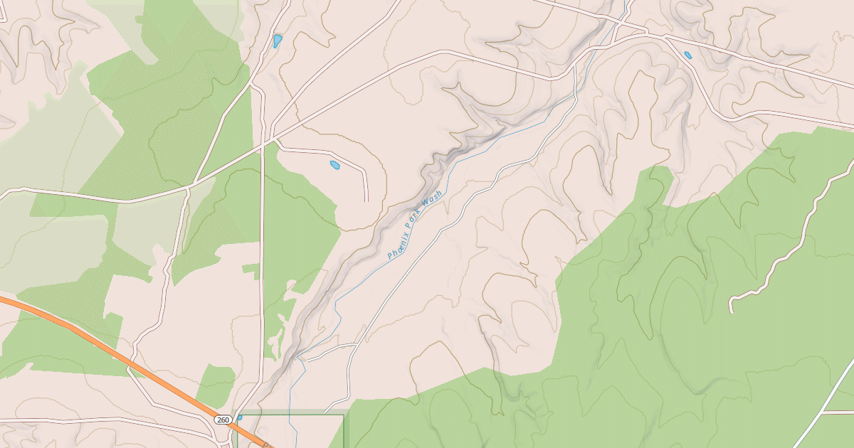 Map preview of USFS National Forest System Roads {E217254E-3BDF-4057-8F05-4263682F23D8}