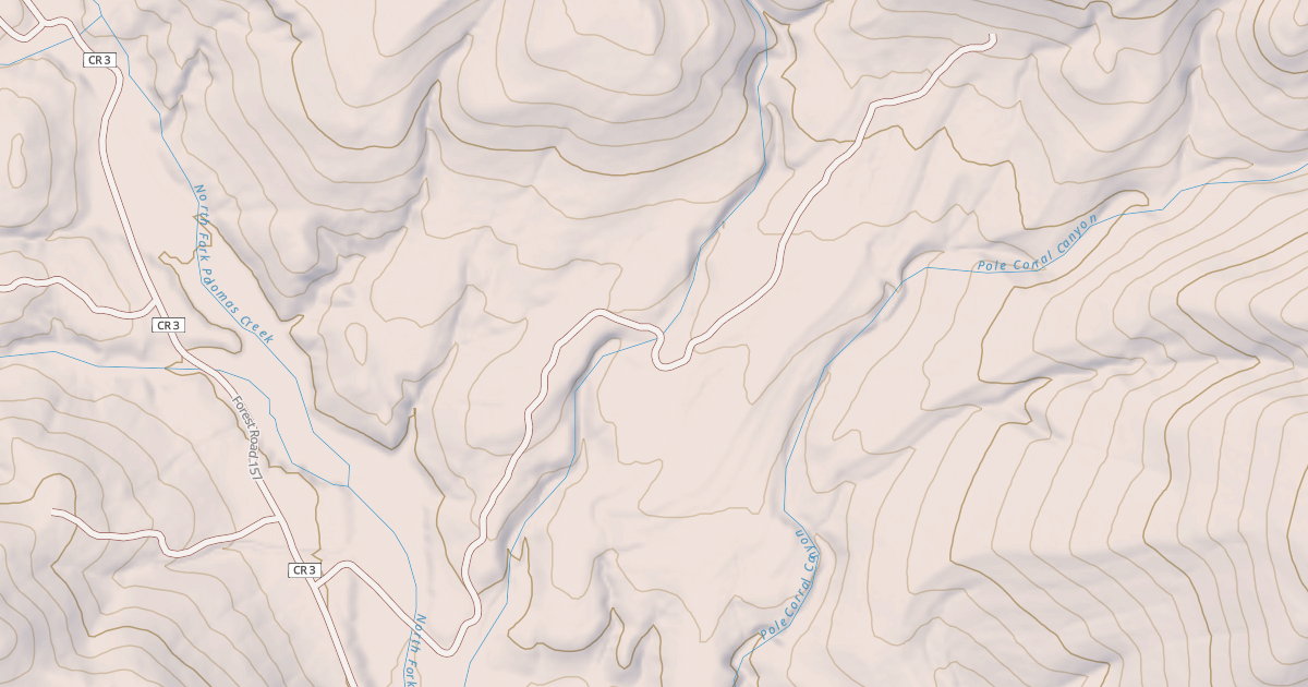 Map preview of CORRAL CANYON