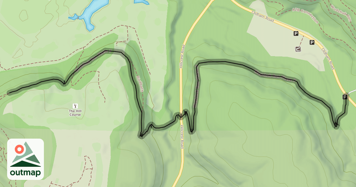 Map of Wudchuk Run Phase 7