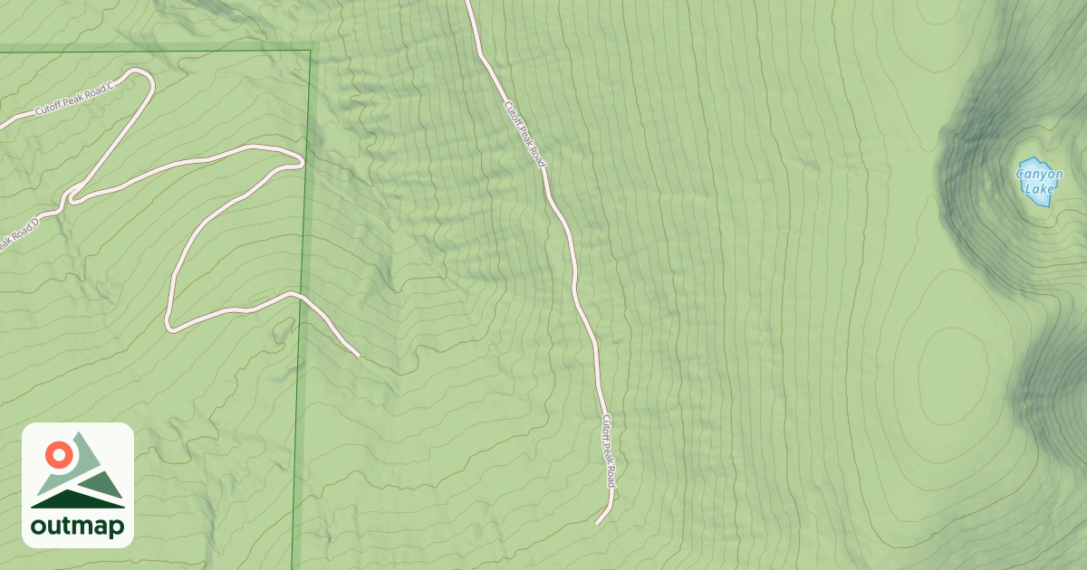 Map of CUTOFF PEAK