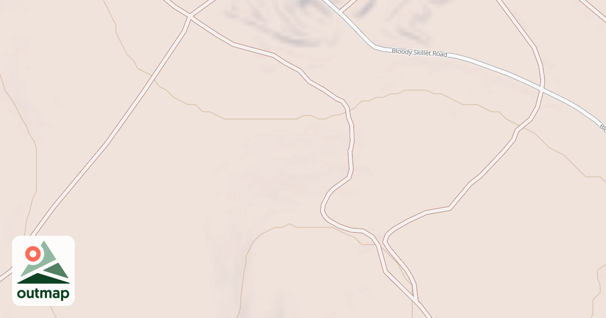 Map of Bloody Skillet ATV Trail