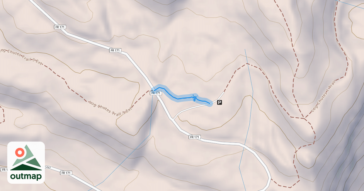 Map of Log Chute West