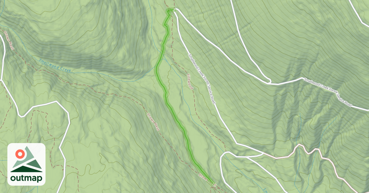 Map of Crows Nest
