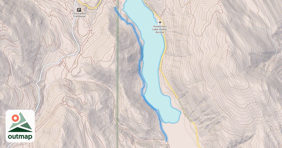 Map of Patterson Lake