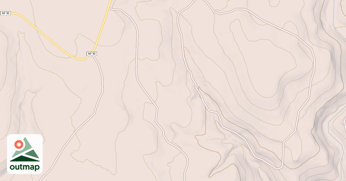 Map of USFS Motor Vehicle Use Map Roads {A2BCCA3C-BC8A-44A6-9EF4-414670B53300}