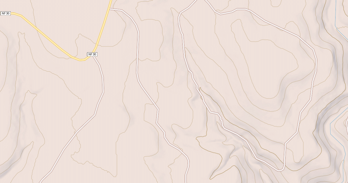 Map preview of USFS Motor Vehicle Use Map Roads {A2BCCA3C-BC8A-44A6-9EF4-414670B53300}