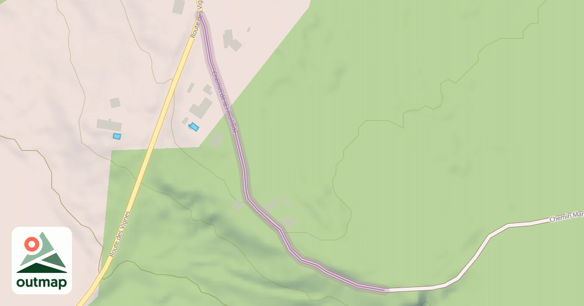 Map of Chemin de la Houillade