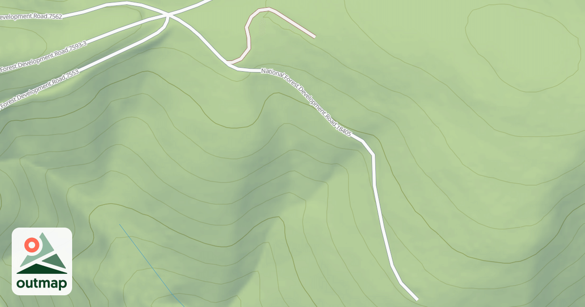 Map of ONE TREE RIDGE