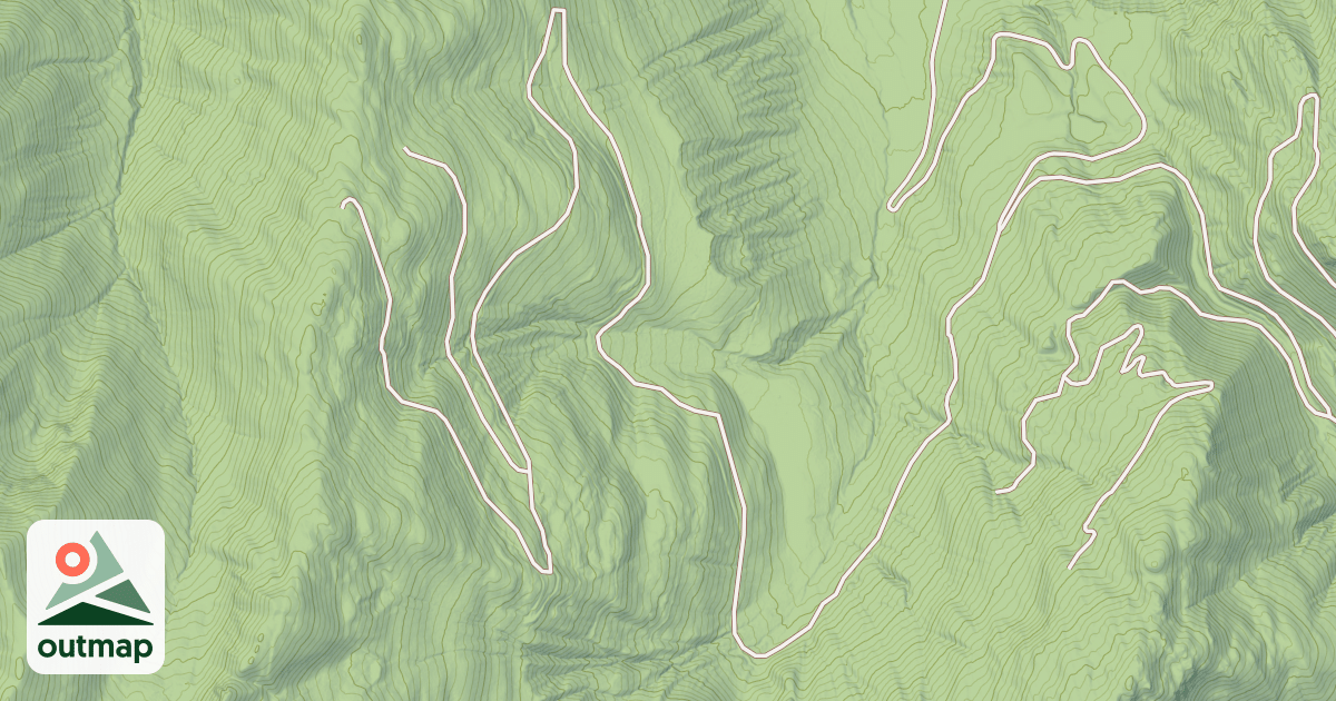 Map of BERRAY MTN