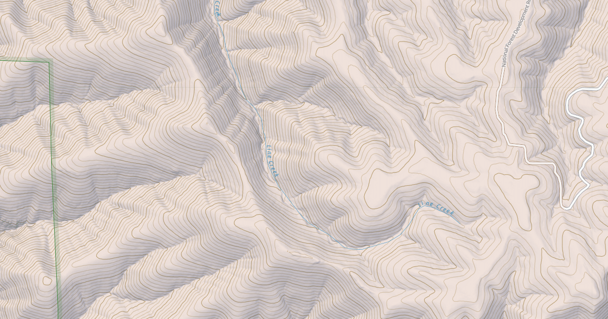 Map preview of LINE CR. RDG.