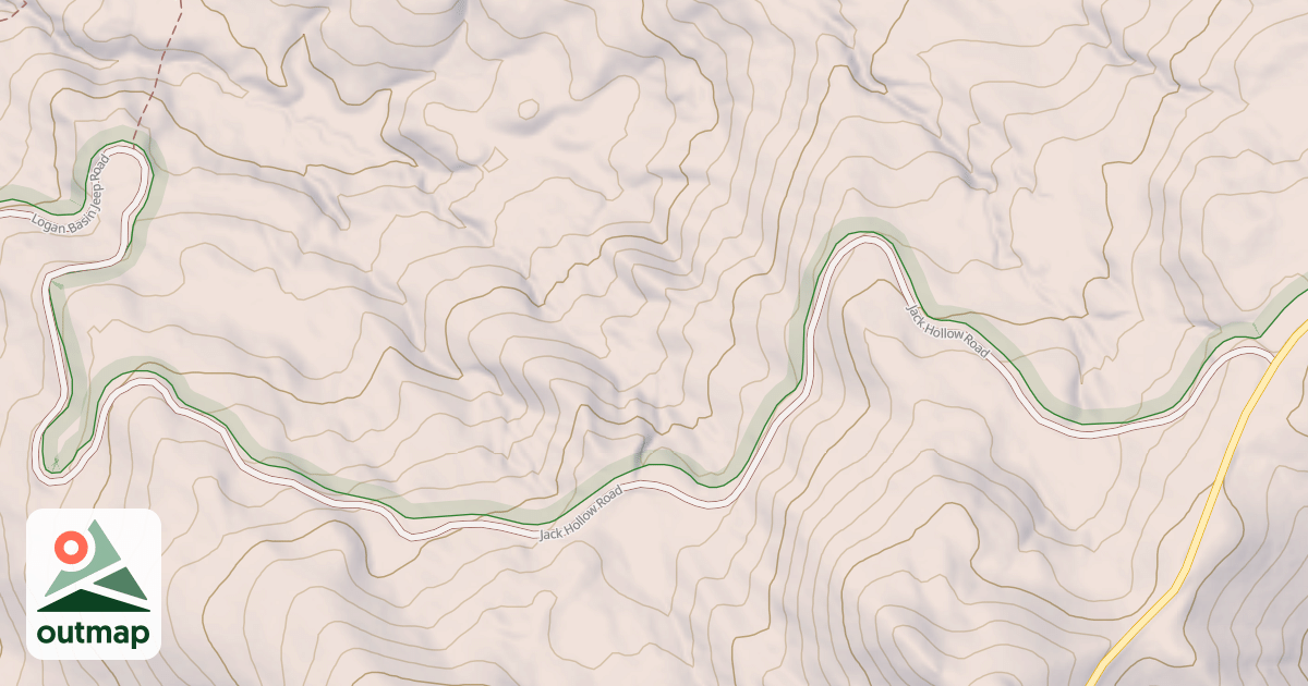 Map of JACK HOLLOW