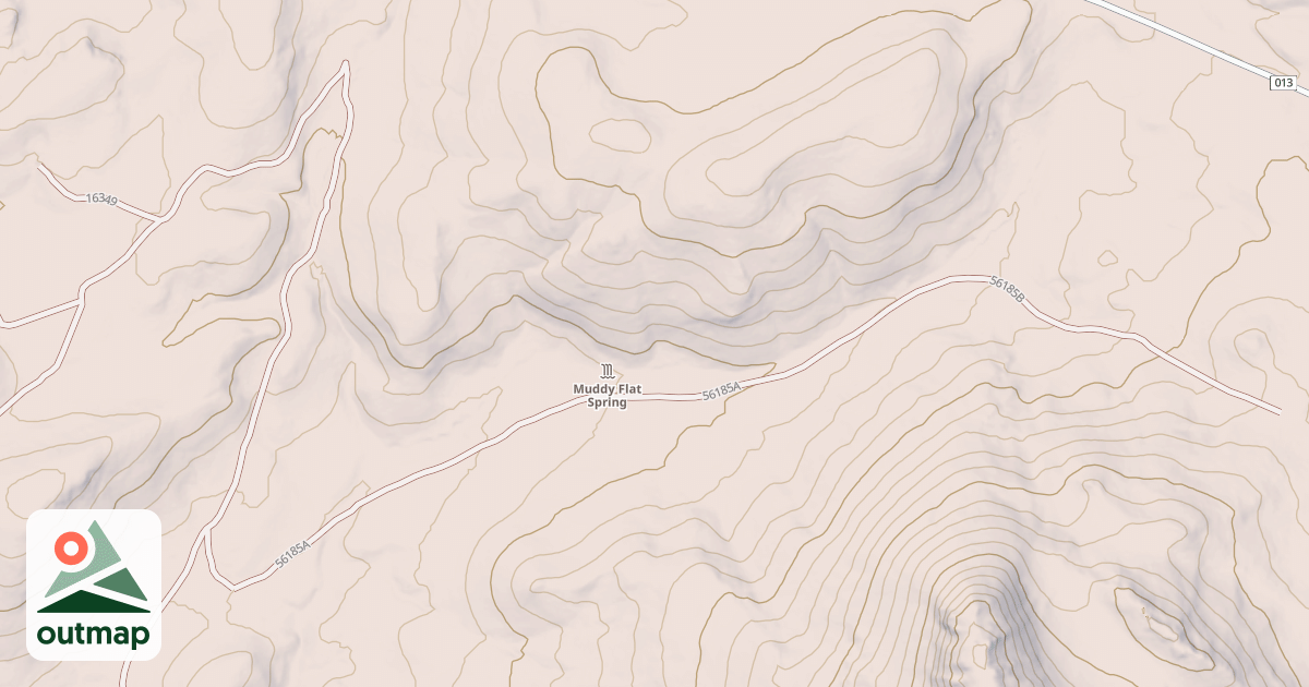 Map of COLD SPRINGS SPUR A