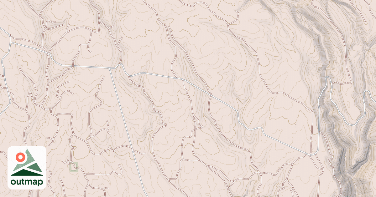 Map of EAST WEST ROAD